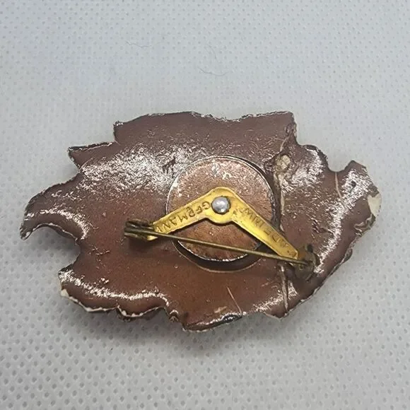 Vintage West Germany Flower Brooch
